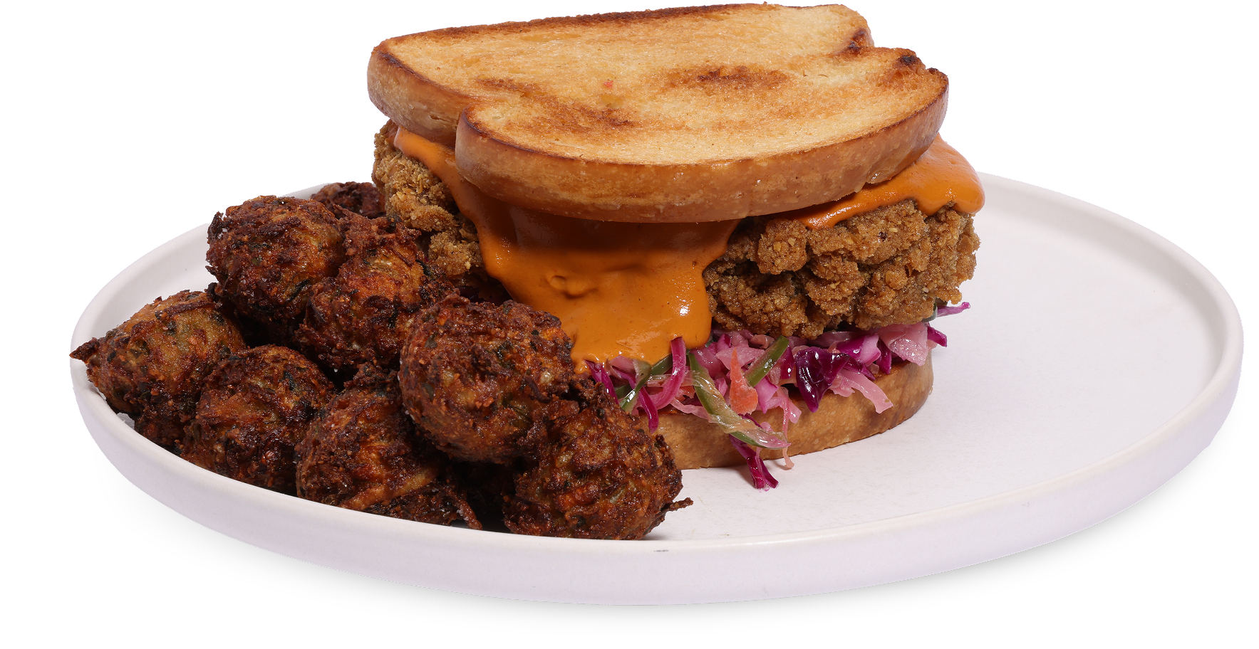 Fried Cauliflower Sandwich